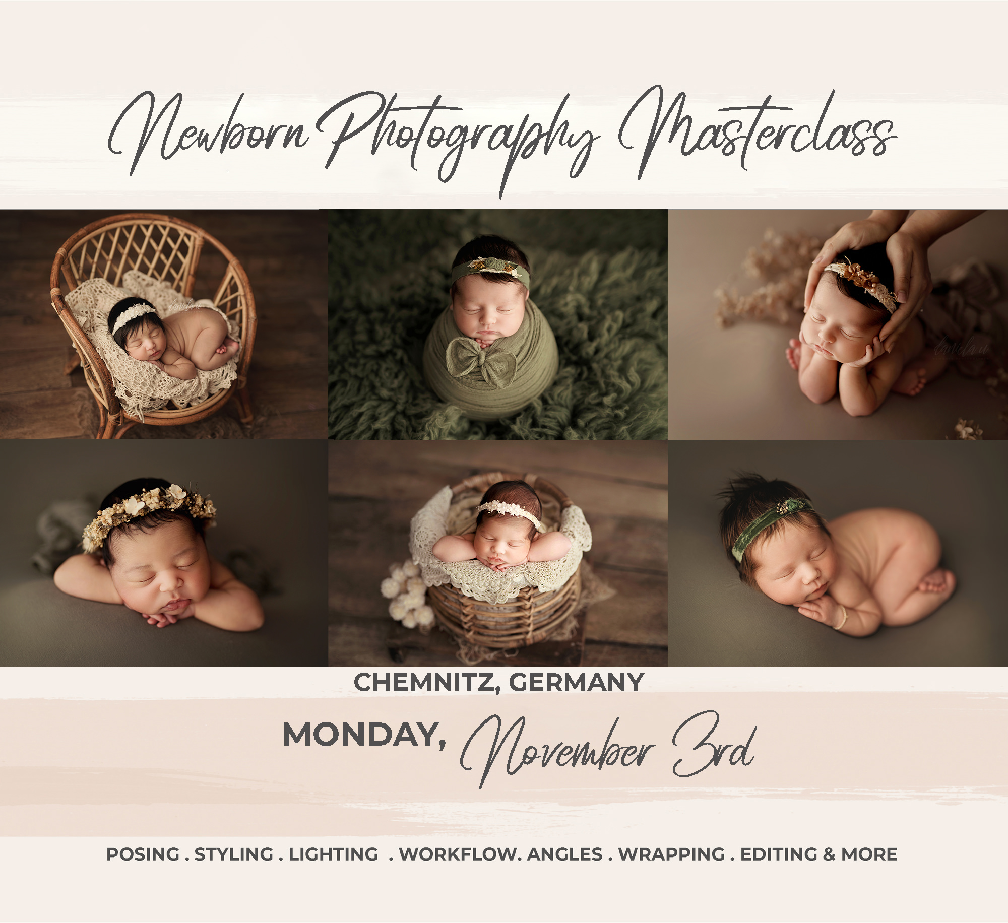 Newborn Masterclass Chemnitz 1 Day Masterclass CHEMNITZ, GERMANY - Image 1